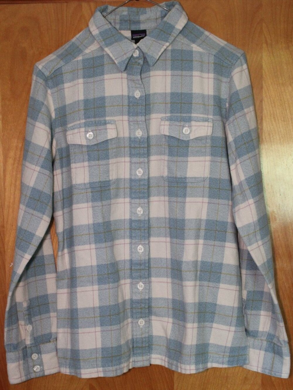 Patagonia long sleeve flannel shirt child size 6